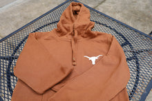 Load image into Gallery viewer, Full Zip Hooded Sweatshirt with Longhorn Logo