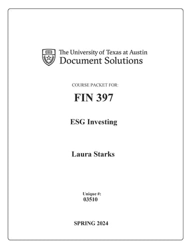 Starks FIN397 (03510) ESG Investing SPR2024_Digital Packet