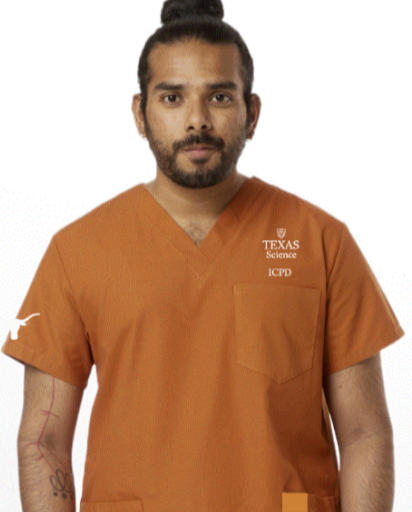 ICPD 3 Pocket Scrub Top