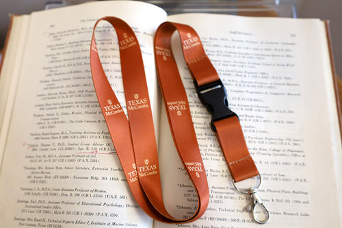 McCombs Lanyard with lobster claw attachment