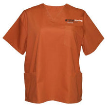 Unisex V-Neck Scrub Top with 3 Pockets