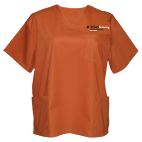 Unisex V-Neck Scrub Top with 3 Pockets