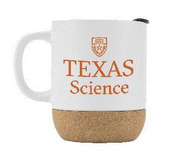 Texas Science White Cork Bottom Mug