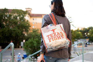 Texas Fight! Clear Stadium Tote