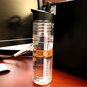 Slim Fit Water Bottle with Flip Straw Lid, 24 oz.