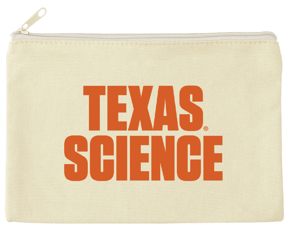 Texas Science Canvas Pouch