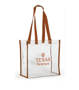Texas Science Clear Stadium Tote