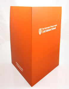 Dell Medical Orange Portfolio Folder-open