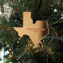 Load image into Gallery viewer, Silver Texas Shape Ornament