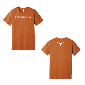 Burnt Orange T-Shirt (McCombs) w/ Longhorn Silhouette