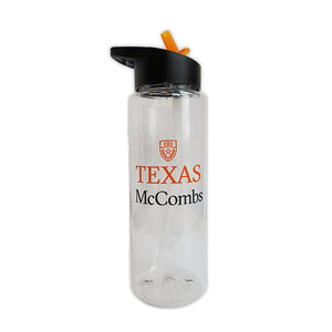 32 oz Clear Water Bottle (McCombs)