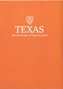 Orange Pocket Folder (matte) with UT Stacked Logo