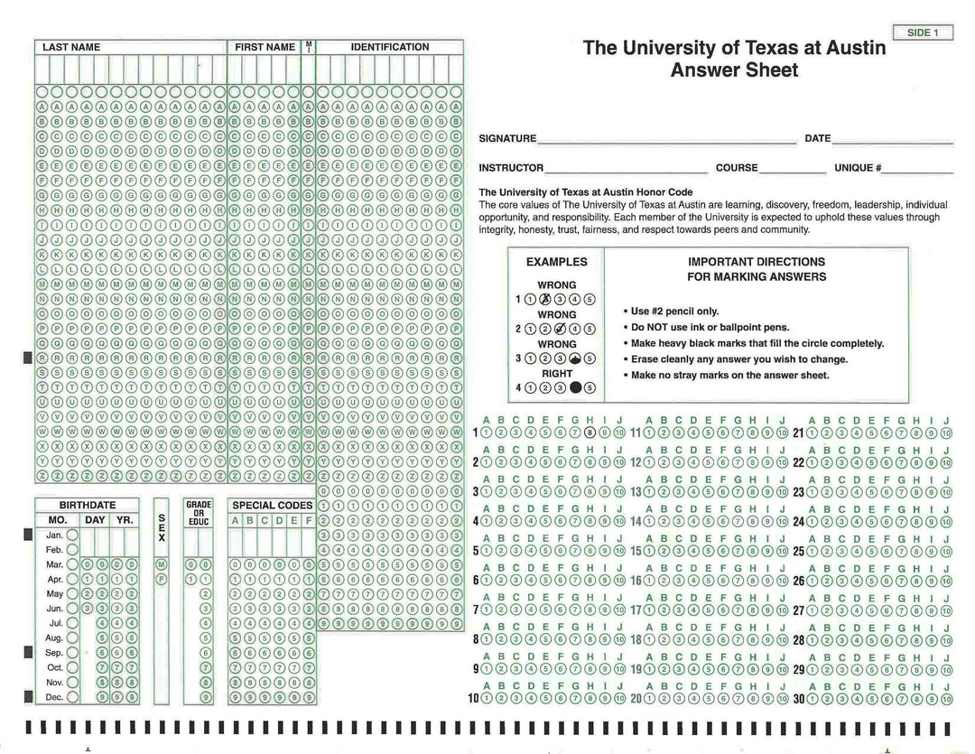 Green ScanTrons (Pack of 500) – UT Document Solutions