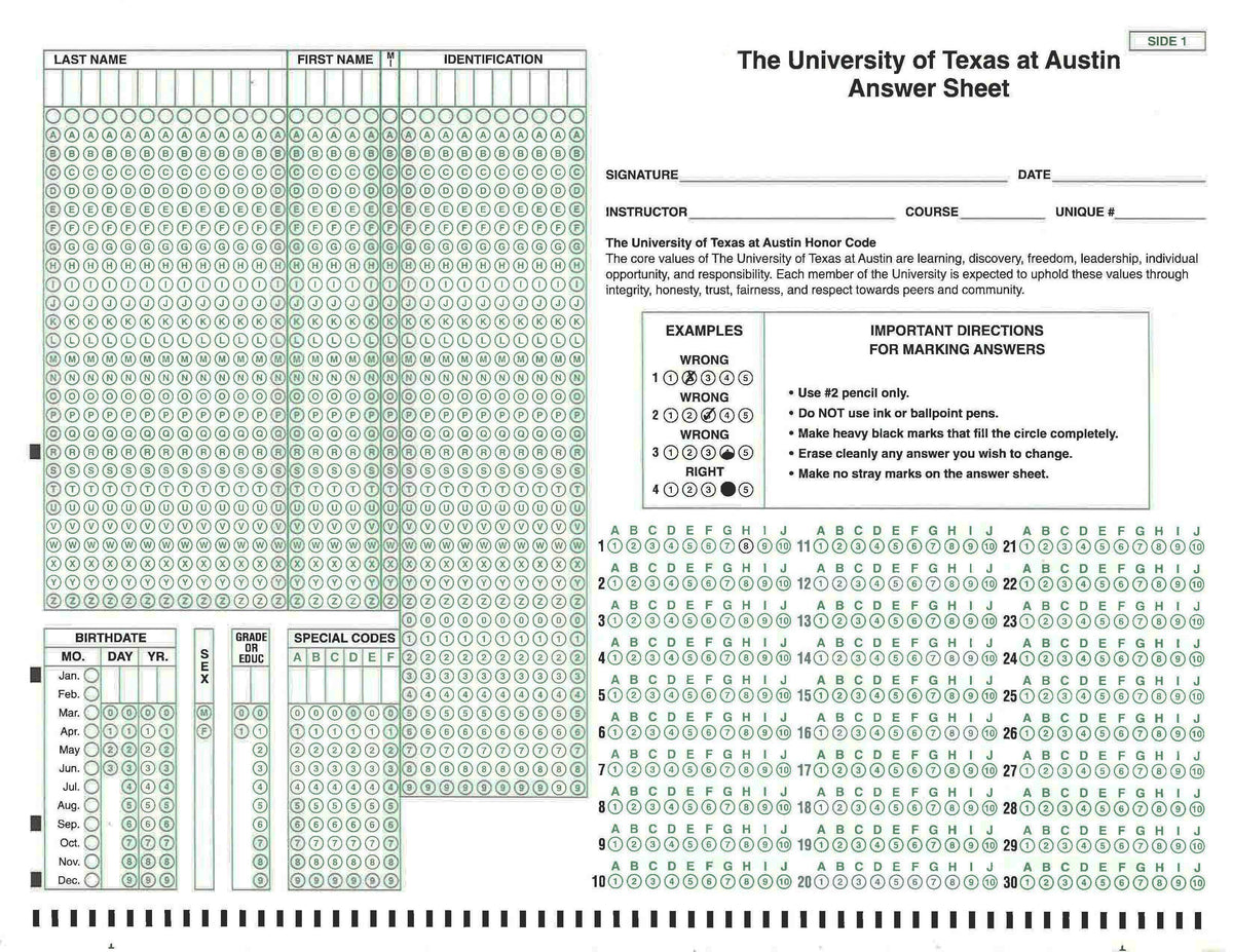 Green ScanTrons (Pack of 500) – UT Document Solutions