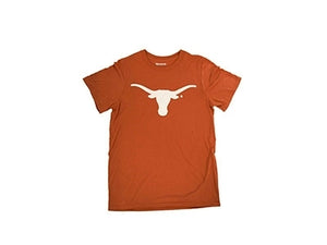 Longhorn Short Sleeve Burnt Orange Tee Shirt