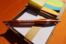 Load image into Gallery viewer, UT Stylus Click Pen (Orange with Silver Trim)